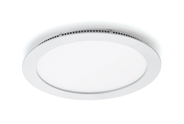 LED ultra tenké svietidlo zápustné 24W - biely kruh