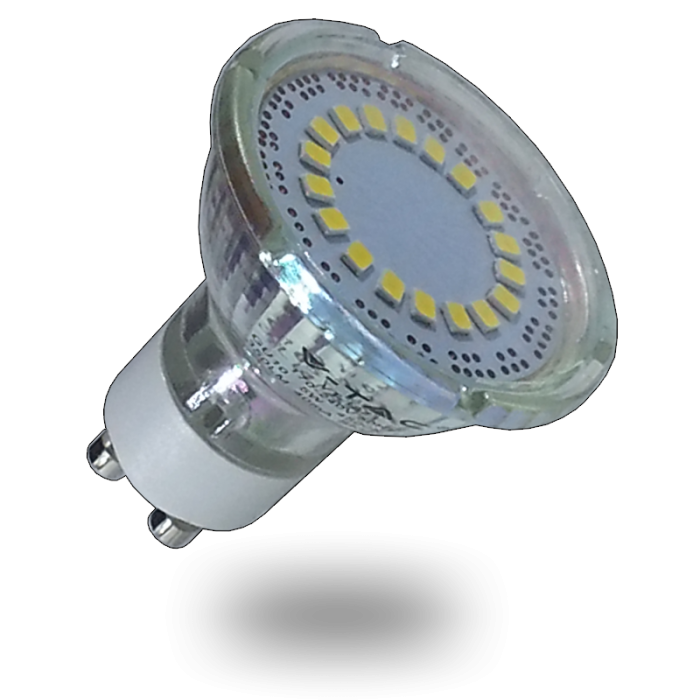 LED žiarovka GU10 3W studená biela