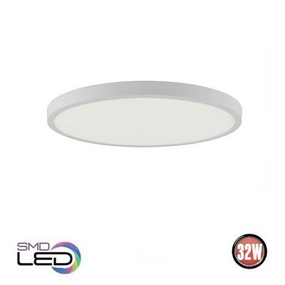 LED stropné svietidlo kruh biely 36W