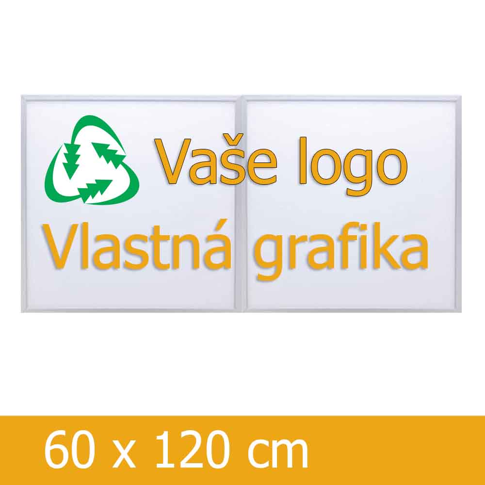 LED stropný panel s logom  – fotkou na mieru 1200x600 mm 96W 