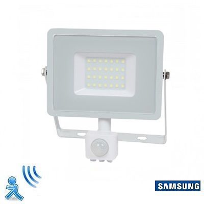 LED reflektor so senzorom 30W teplá - neutrálna - studená biela