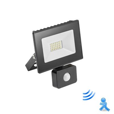 LED reflektor so senzorom 20W SLIM SMD neutrálna biela 4000K