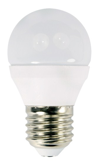 LED žiarovka- miniglobe- 6W-neutrálna biela  E27