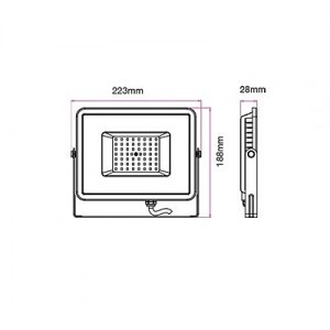 led_reflektor_biely_50W