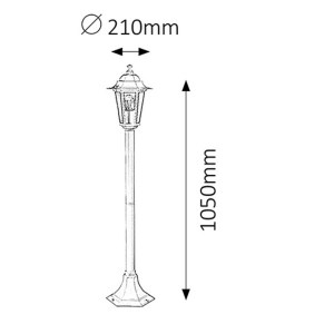 zahradne_svietidlo_stlp_stlpik_velence_rozmer