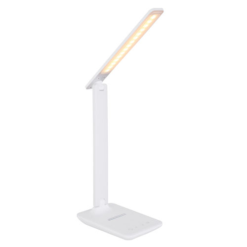 LED stolná lampička dotyková - 5W - 3 stupne jasu -  biela farba