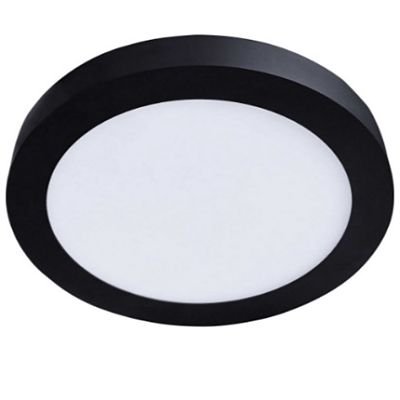 Stropné LED svietidlo FENIX R ČIERNE kruh - Ø 298mm - 24W