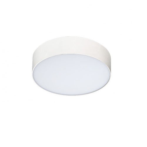 Kvalitné výkonné LED svietidlo MONZA R, úzky biely rám priemer 22cm 20W