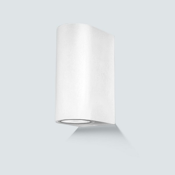 Vonkajšie svietidlo nástenné 2xGU10 biele