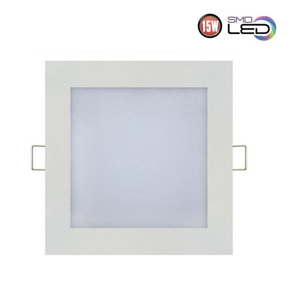 Podhľadové LED svietidlo zapustené panel slim, 200x200 mm, 900 lm, 15W