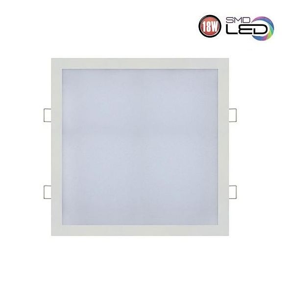 Podhľadové LED svietidlo zapustené panel slim, 220x220 mm, 1170 lm, 18W